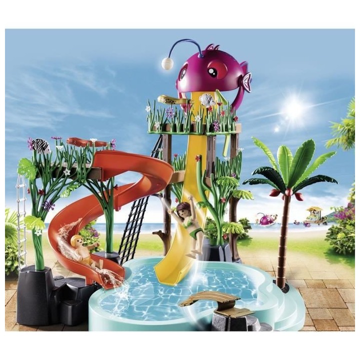 PLAYMOBIL - 70609 - Parc aquatique avec toboggans