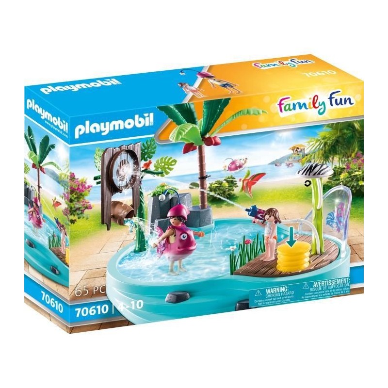 PLAYMOBIL - 70610 - Piscine avec jet d'eau