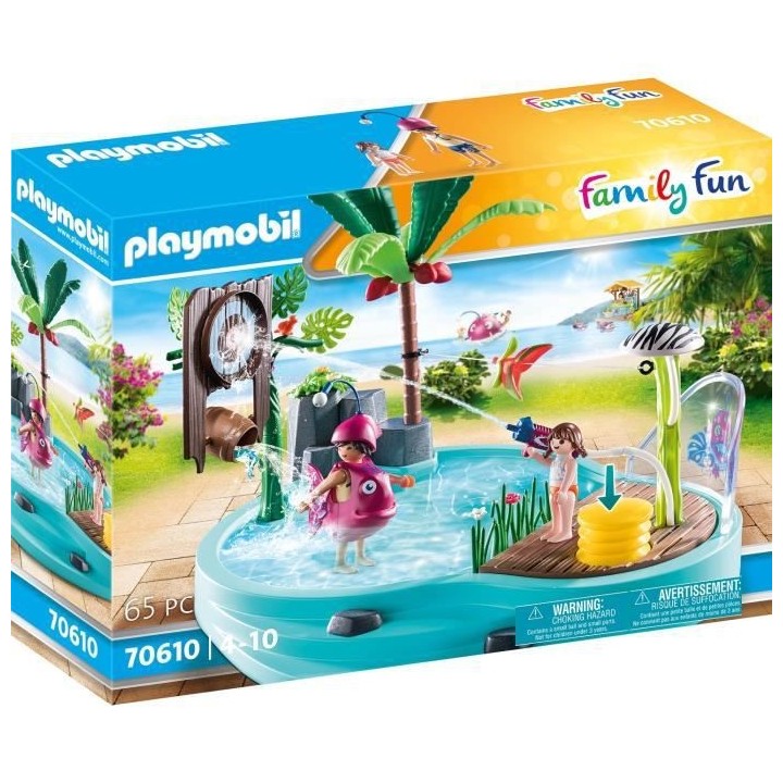 PLAYMOBIL - 70610 - Piscine avec jet d'eau