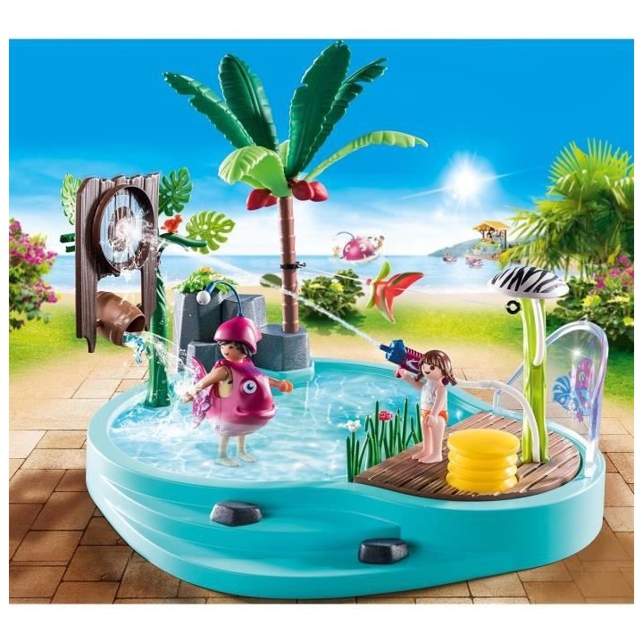 PLAYMOBIL - 70610 - Piscine avec jet d'eau