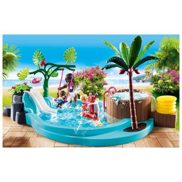 PLAYMOBIL - 70611 - Pataugeoire avec bain a bulles