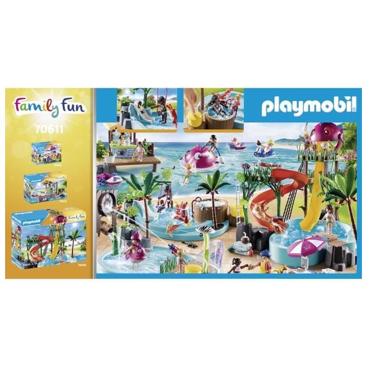 PLAYMOBIL - 70611 - Pataugeoire avec bain a bulles