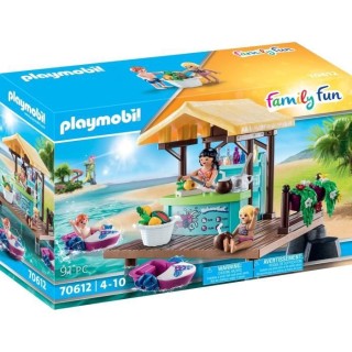 PLAYMOBIL - 70612 - Bar flottant et vacanciers