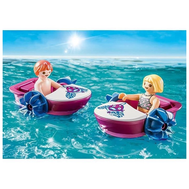 PLAYMOBIL - 70612 - Bar flottant et vacanciers