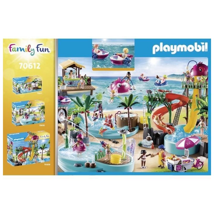 PLAYMOBIL - 70613 - Aire de jeu aquatique