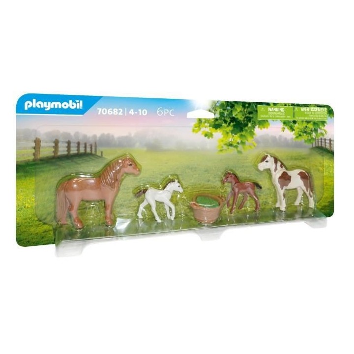 PLAYMOBIL - 70682 - Poneys et poulains