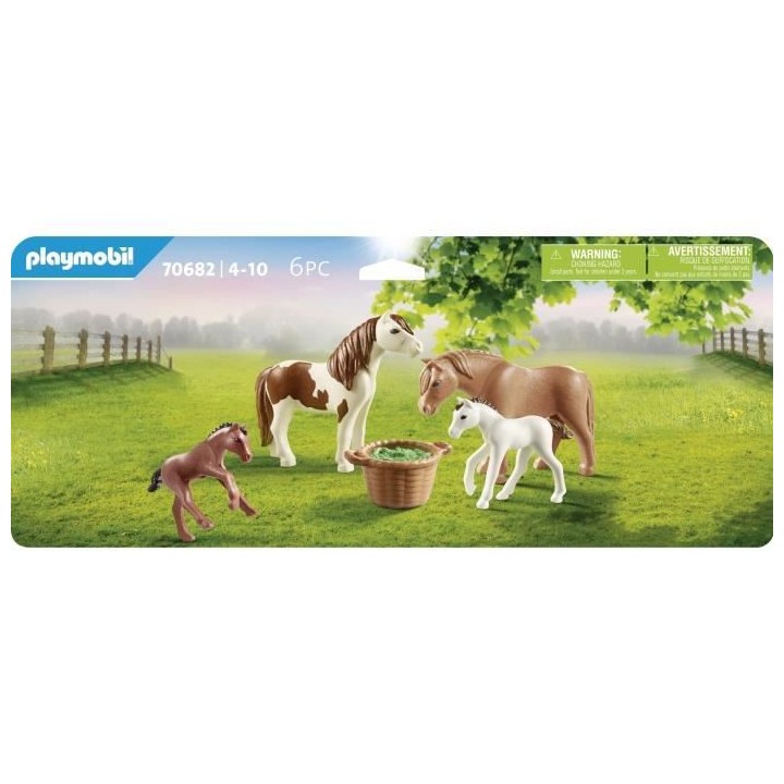 PLAYMOBIL - 70682 - Poneys et poulains