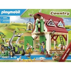 PLAYMOBIL - 70887 - Country La Ferme - Ferme avec animaux