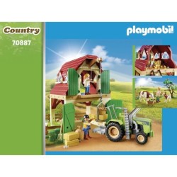 PLAYMOBIL - 70887 - Country La Ferme - Ferme avec animaux