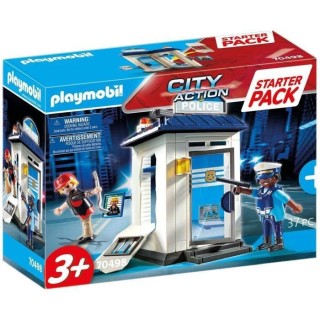 PLAYMOBIL - 70498 - Starter Pack Bureau de police