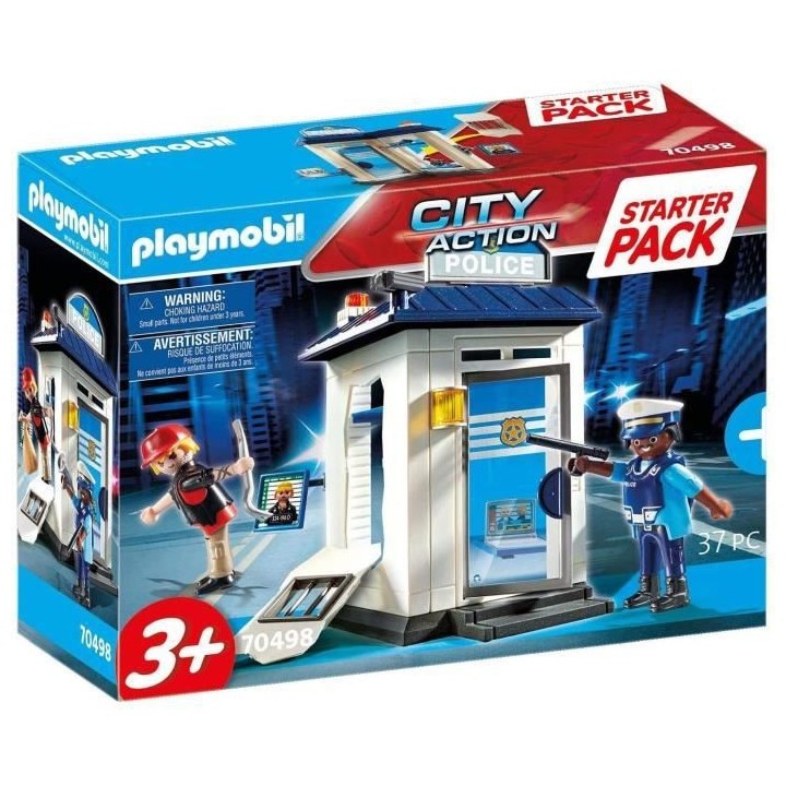 PLAYMOBIL - 70498 - Starter Pack Bureau de police