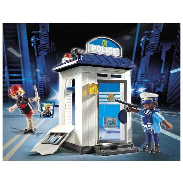 PLAYMOBIL - 70498 - Starter Pack Bureau de police