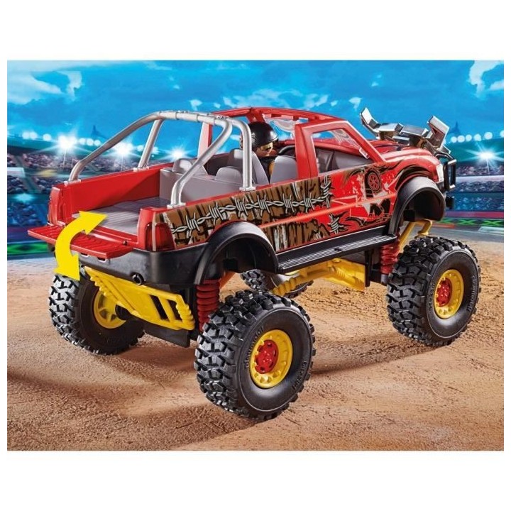 PLAYMOBIL - 70549 - Stuntshow 4x4 de cascade Taureau