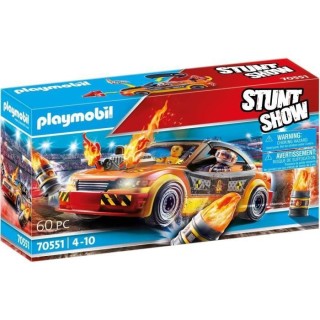PLAYMOBIL - 70551 - Stuntshow Voiture crash test avec mannequin