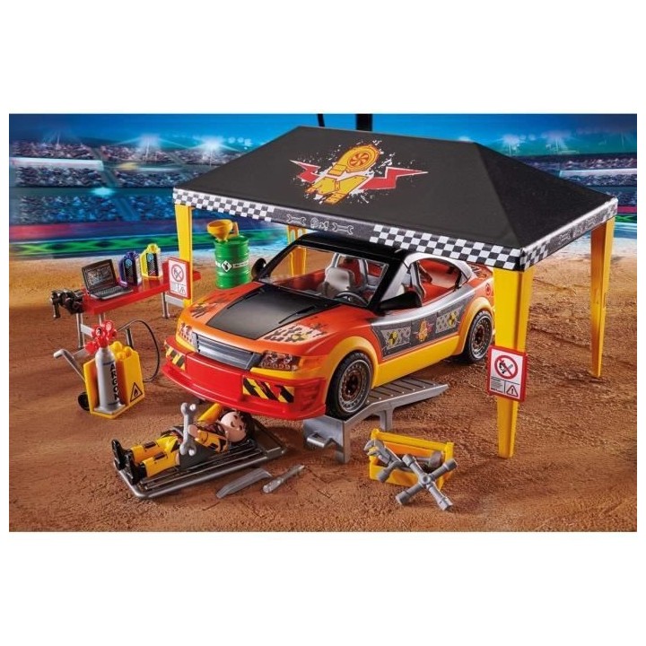PLAYMOBIL - 70552 - Stuntshow Atelier de réparation