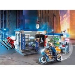 PLAYMOBIL - 70568 - Police Poste de police et cambrioleur