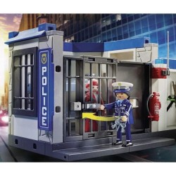 PLAYMOBIL - 70568 - Police Poste de police et cambrioleur