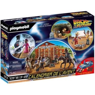 PLAYMOBIL - 70576 - Calendrier de l'Avent Back to the Future, Part III