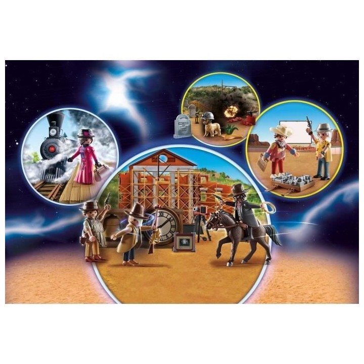 PLAYMOBIL - 70576 - Calendrier de l'Avent Back to the Future, Part III