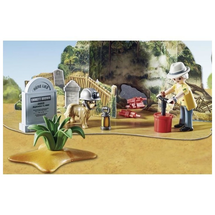 PLAYMOBIL - 70576 - Calendrier de l'Avent Back to the Future, Part III
