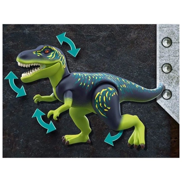 PLAYMOBIL - 70624 - Tyrannosaure et robot géant