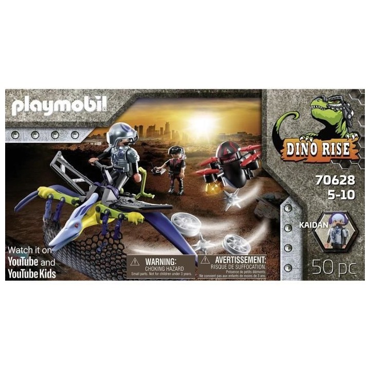 PLAYMOBIL - 70628 - Ptéranodon et drone