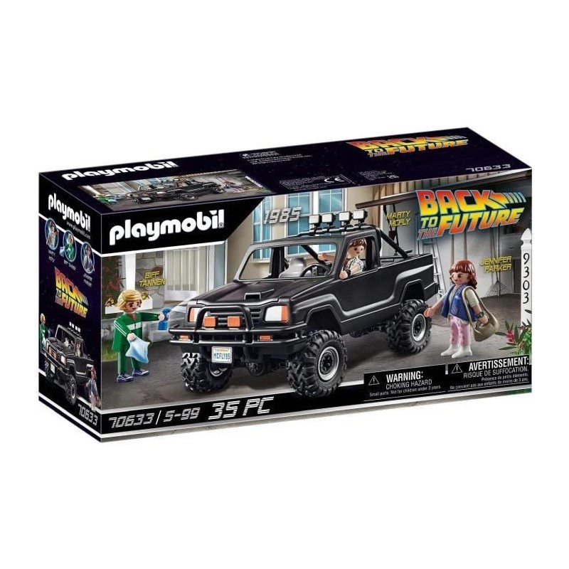 PLAYMOBIL - 70633 - Retour vers le Futur - Pick-up de Marty