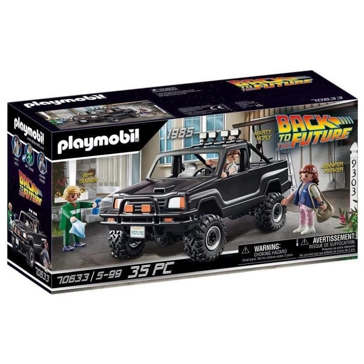 PLAYMOBIL - 70633 - Retour vers le Futur - Pick-up de Marty