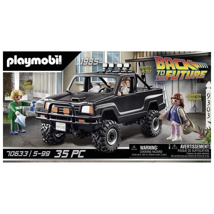 PLAYMOBIL - 70633 - Retour vers le Futur - Pick-up de Marty