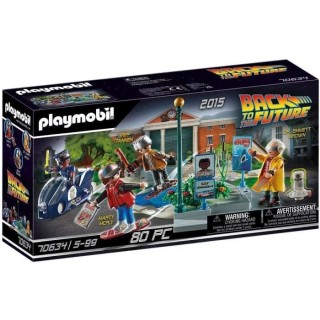 PLAYMOBIL - 70634 - Retour vers le Futur - Course d'Hoverboard