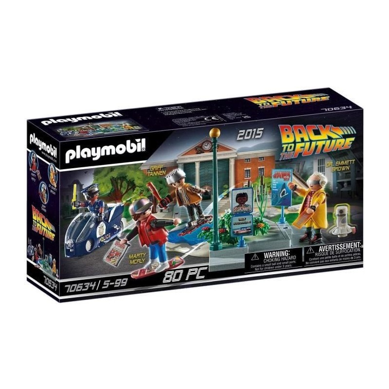 PLAYMOBIL - 70634 - Retour vers le Futur - Course d'Hoverboard