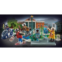 PLAYMOBIL - 70634 - Retour vers le Futur - Course d'Hoverboard