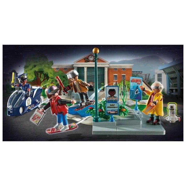 PLAYMOBIL - 70634 - Retour vers le Futur - Course d'Hoverboard