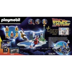 PLAYMOBIL - 70634 - Retour vers le Futur - Course d'Hoverboard