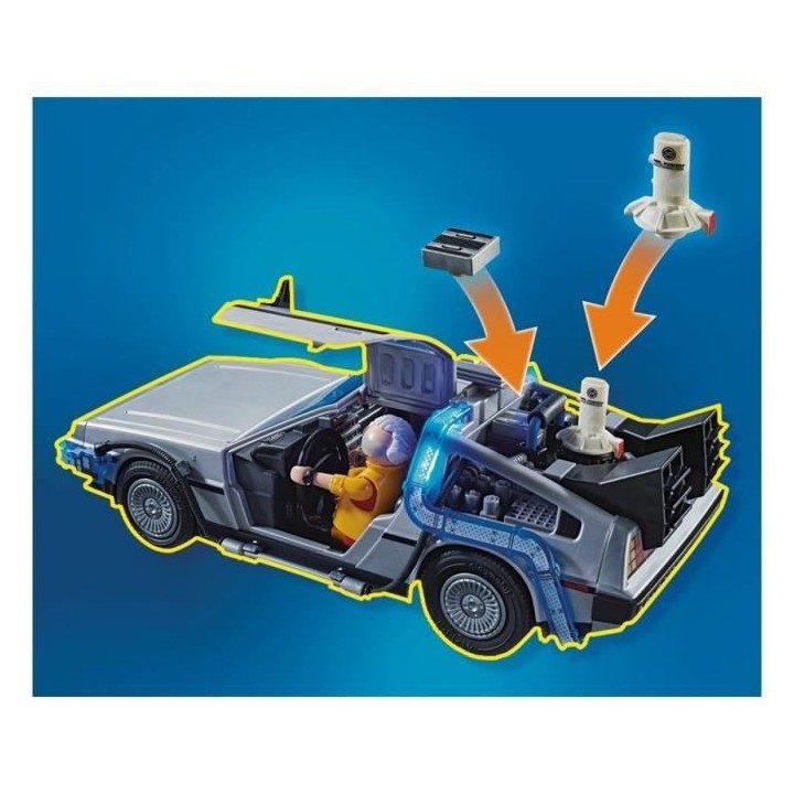 PLAYMOBIL - 70634 - Retour vers le Futur - Course d'Hoverboard