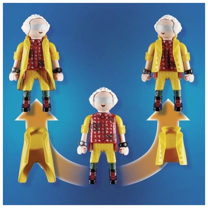 PLAYMOBIL - 70634 - Retour vers le Futur - Course d'Hoverboard