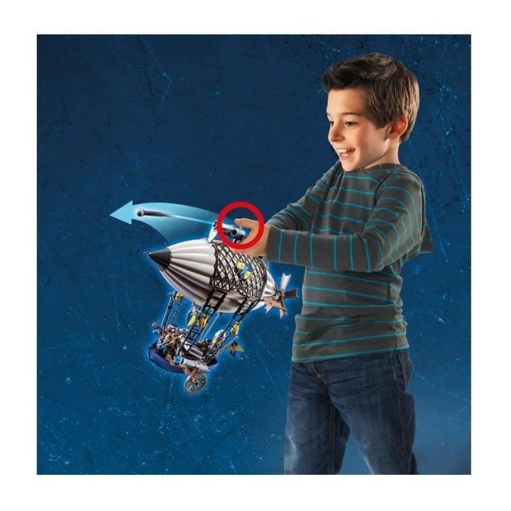 PLAYMOBIL - 70642 - Novelmore - Aérostat de Dario