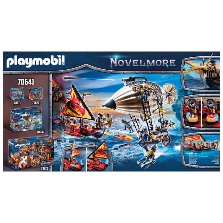 PLAYMOBIL - 70642 - Novelmore - Aérostat de Dario