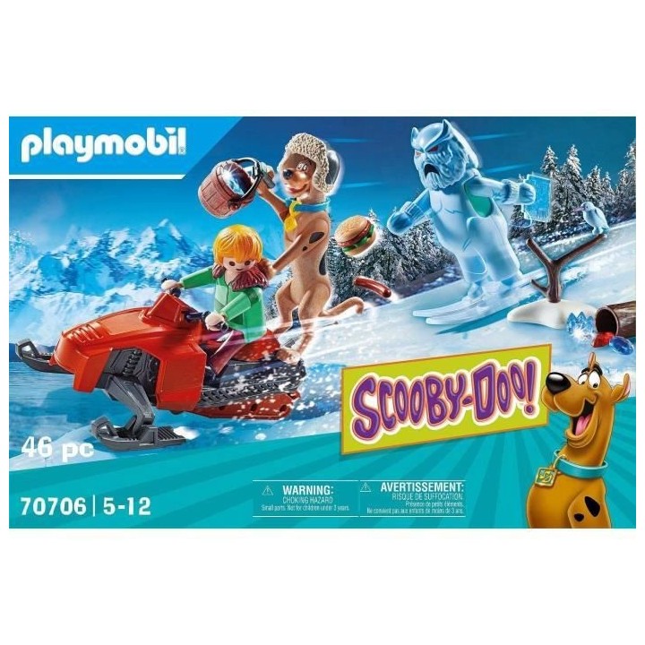 PLAYMOBIL - 70706 - SCOOBY-DOO avec spectre des neiges