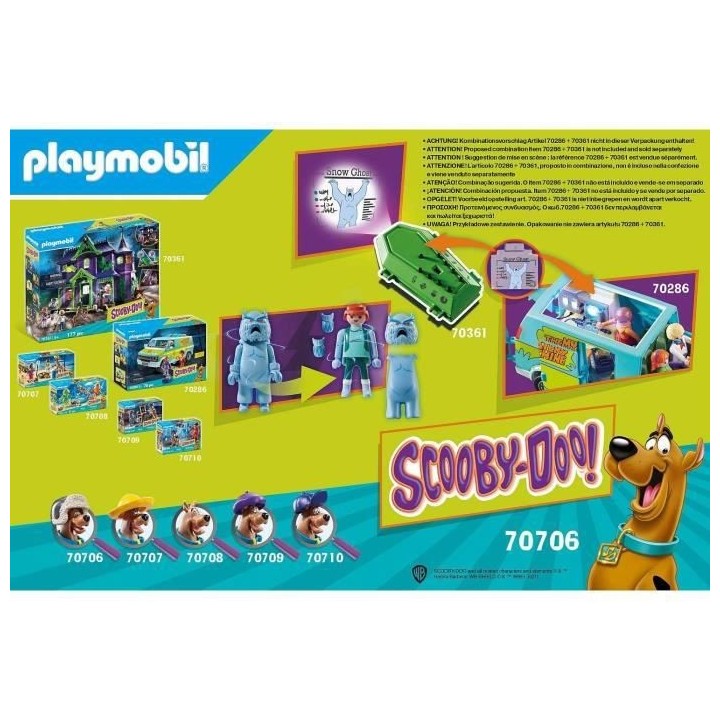 PLAYMOBIL - 70706 - SCOOBY-DOO avec spectre des neiges