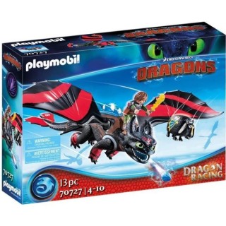 PLAYMOBIL - 70727 - Dragon Racing: Krokmou et Harold