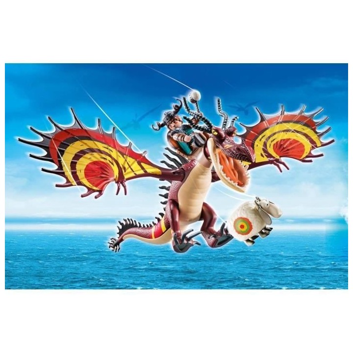 PLAYMOBIL - 70731 - Dragon Racing: Rustik et Krochefer