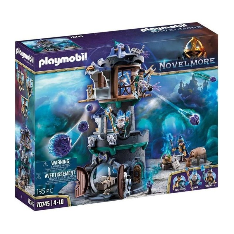 PLAYMOBIL - 70745 - Novelmore - Violet Vale - Tour des magiciens