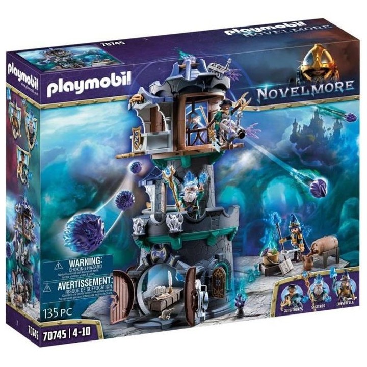 PLAYMOBIL - 70745 - Novelmore - Violet Vale - Tour des magiciens