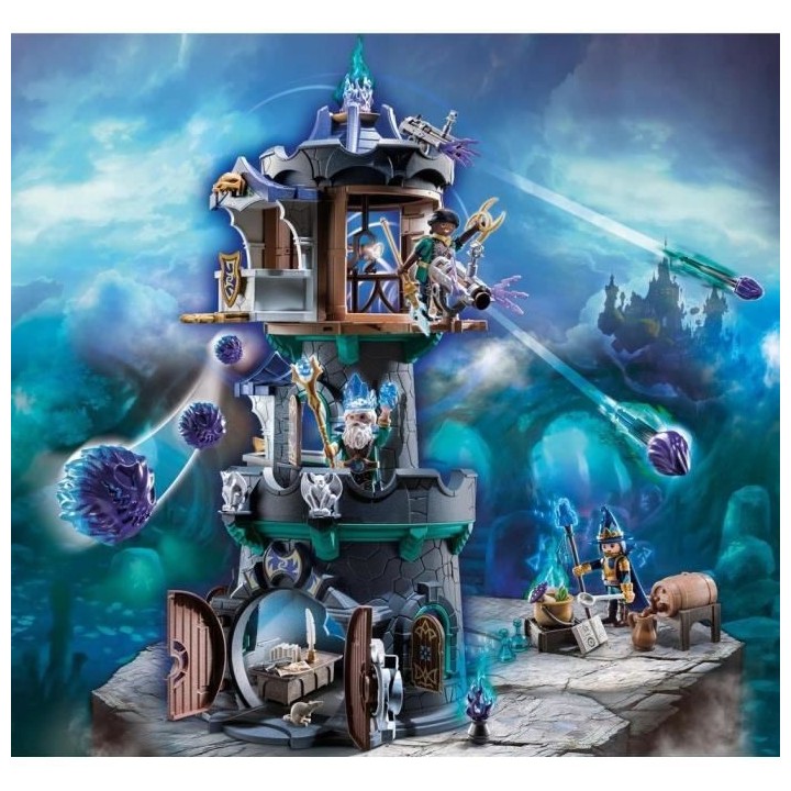 PLAYMOBIL - 70745 - Novelmore - Violet Vale - Tour des magiciens