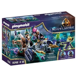 PLAYMOBIL - 70748 - Novelmore - Violet Vale - Véhicule catapulte