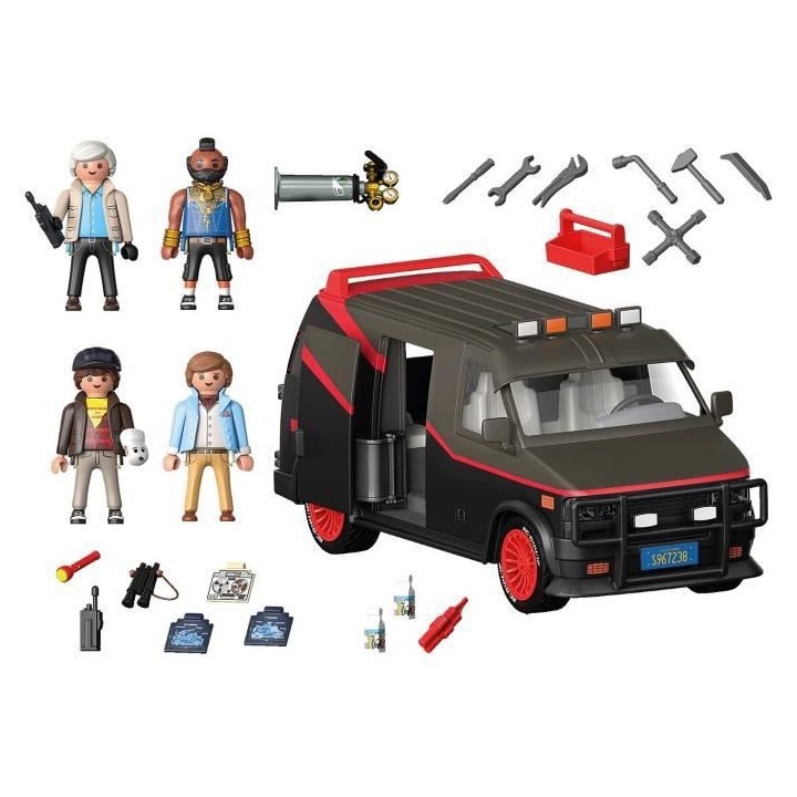 PLAYMOBIL - 70750 - Le Fourgon de l'Agence tous risques
