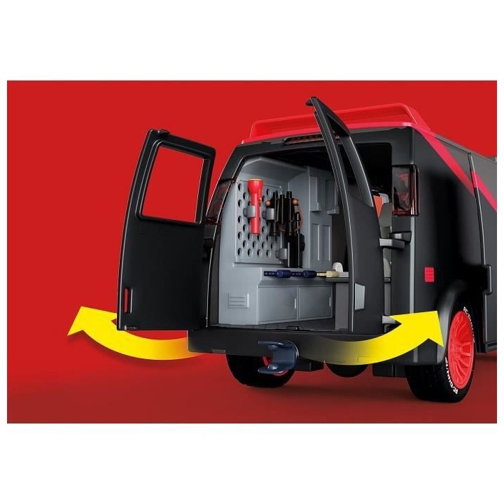 PLAYMOBIL - 70750 - Le Fourgon de l'Agence tous risques