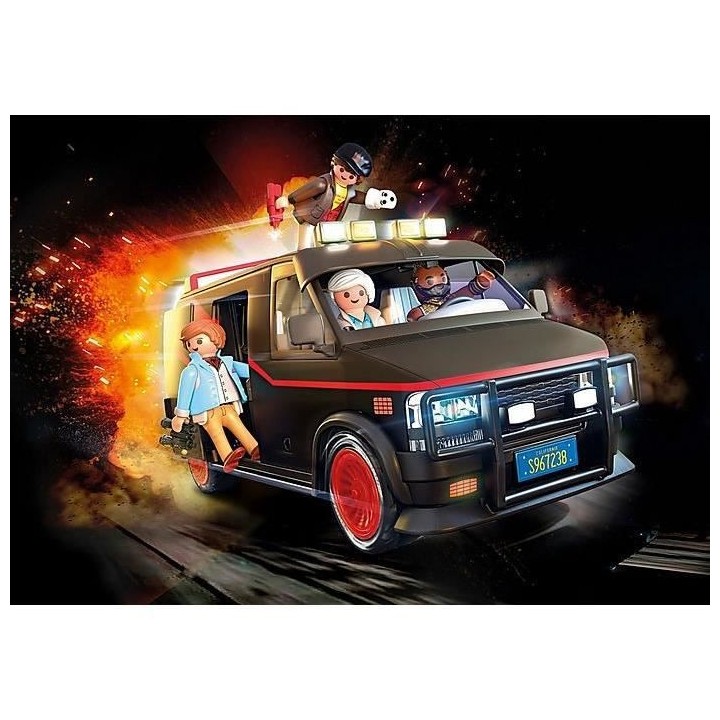 PLAYMOBIL - 70750 - Le Fourgon de l'Agence tous risques