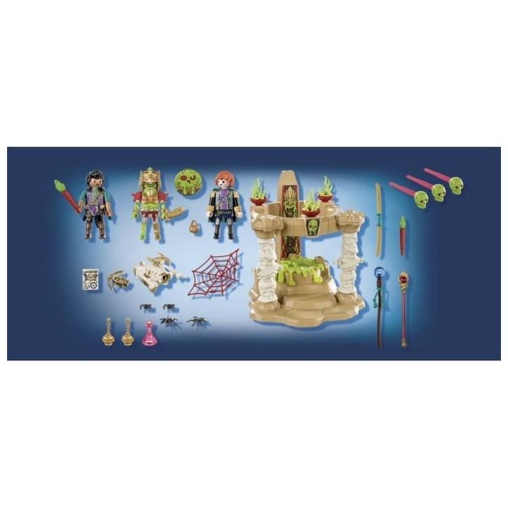 PLAYMOBIL - 70751 - Novelmore - Sal'ahari Sands - Temple des squelette